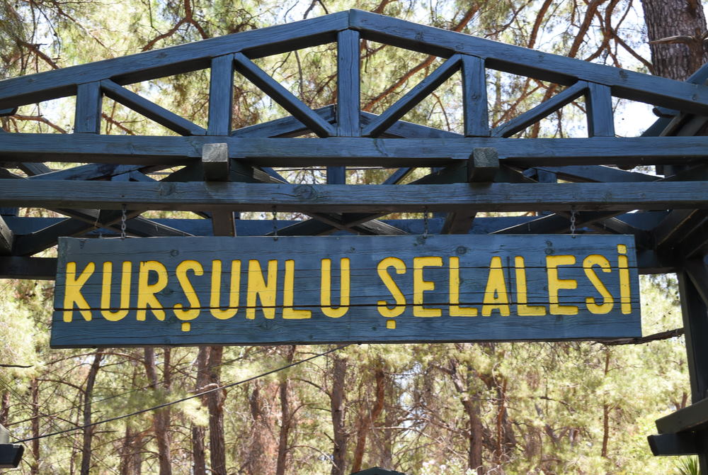 Kurşunlu Waterfall in Antalya in Turkey