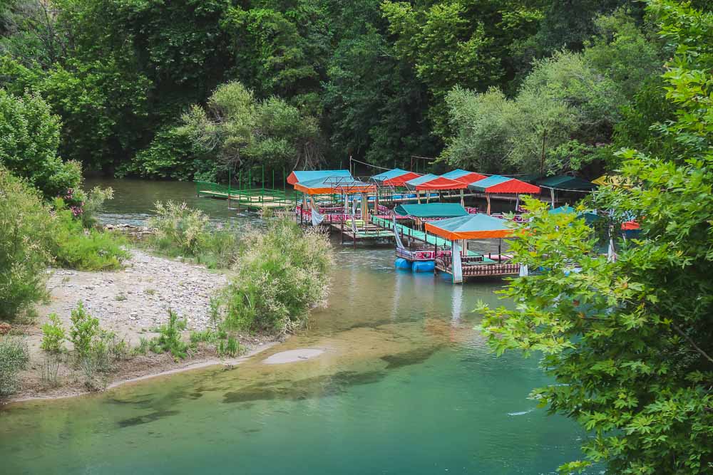 Alara River Restaurants in Antalya in Turkey