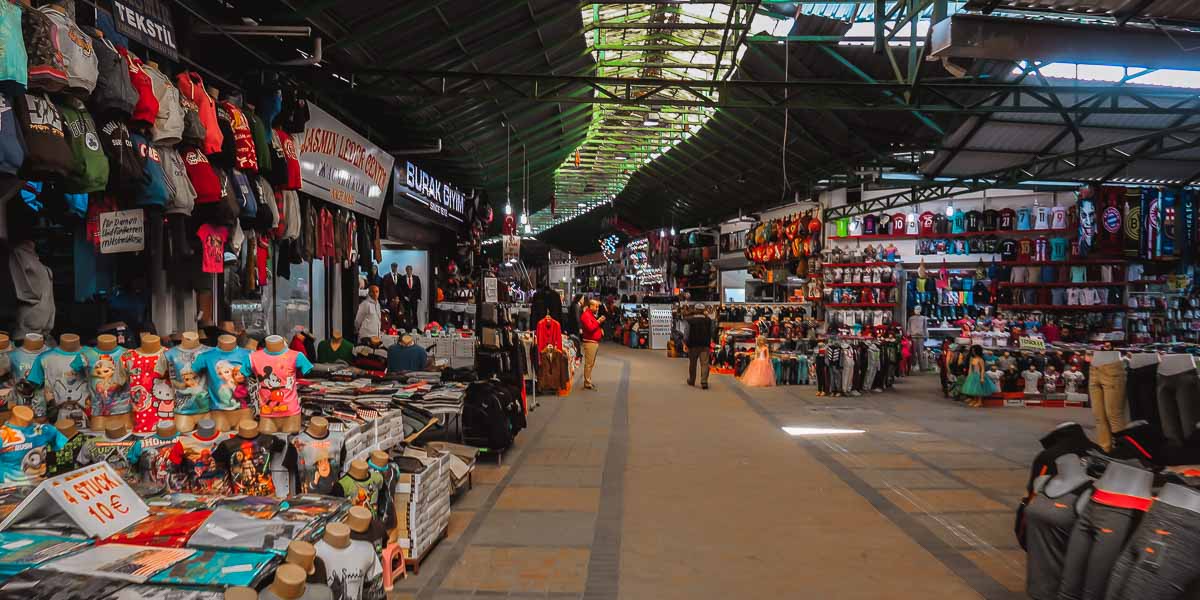 Manavgat Bazaar in Antalya in Turkey