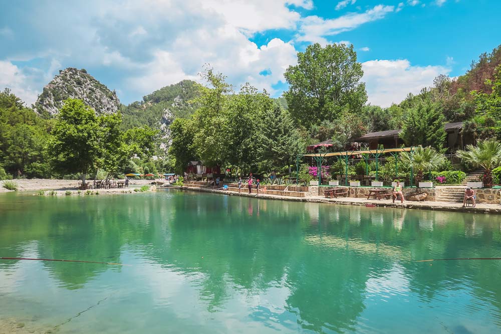 Fishing at Alara Restaurant in Antalya in Turkey