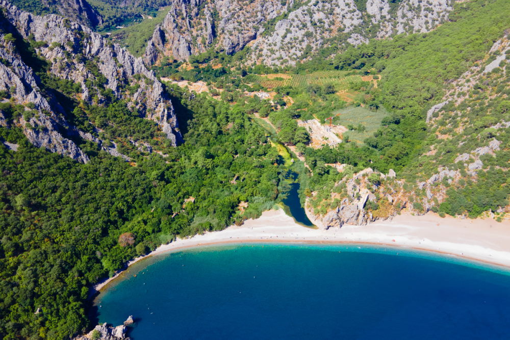 Olympos ancient city in Antalya in Turkey