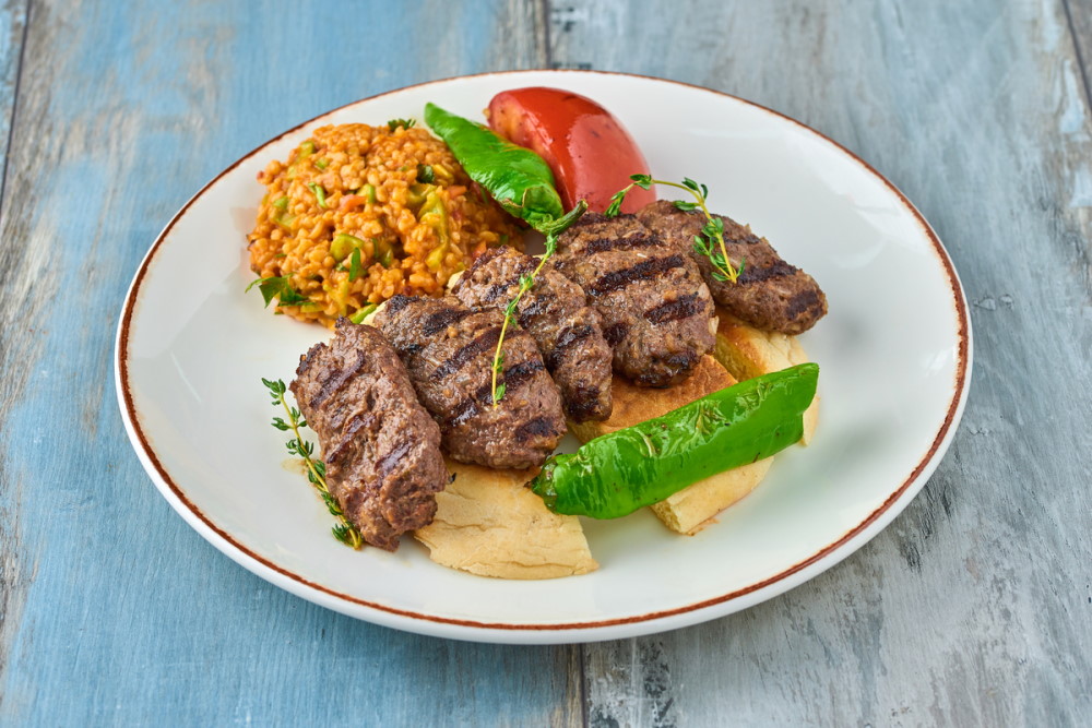 Turkish meatball traditional kofte in Turkey