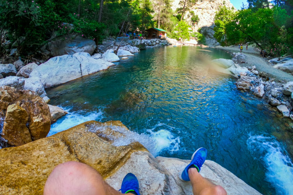 Canyoning in Göynük in Antalya in Turkey