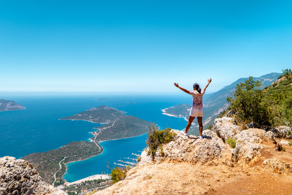 Hiking in Kas in Antalya in Turkey