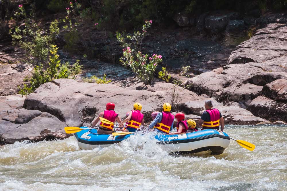 Rafting at Köprülü Kanyon in Antalya in Turkey