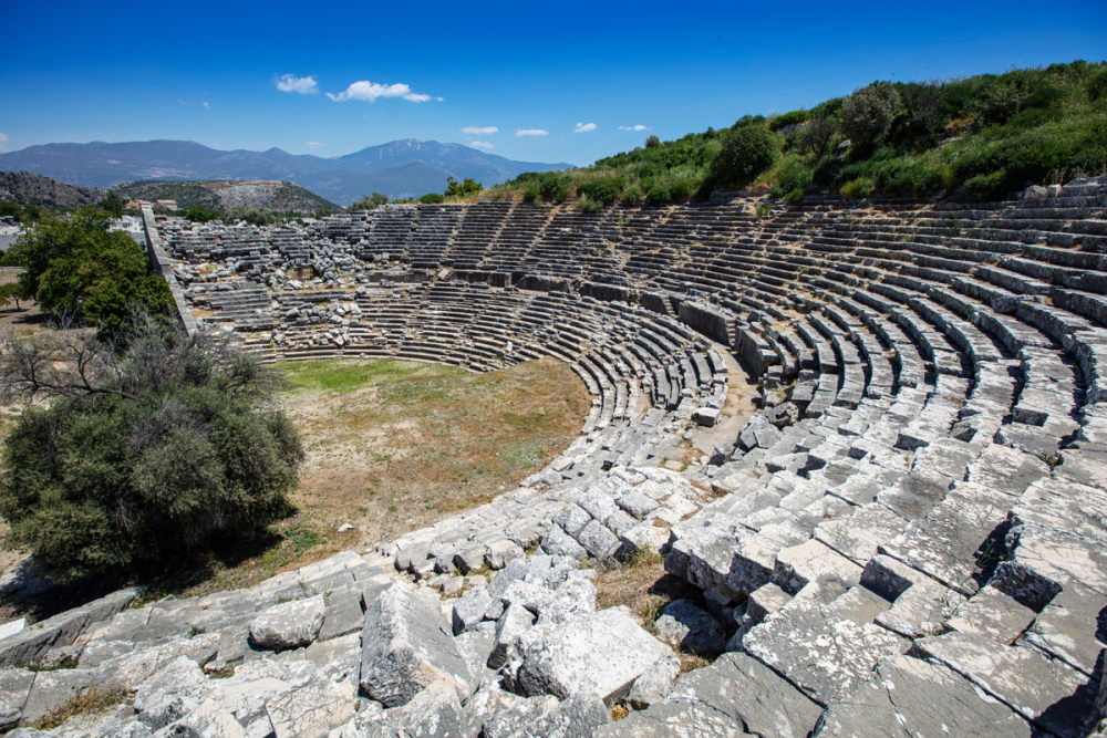 Letoon (Letoum) ancient city in Antalya in Turkey