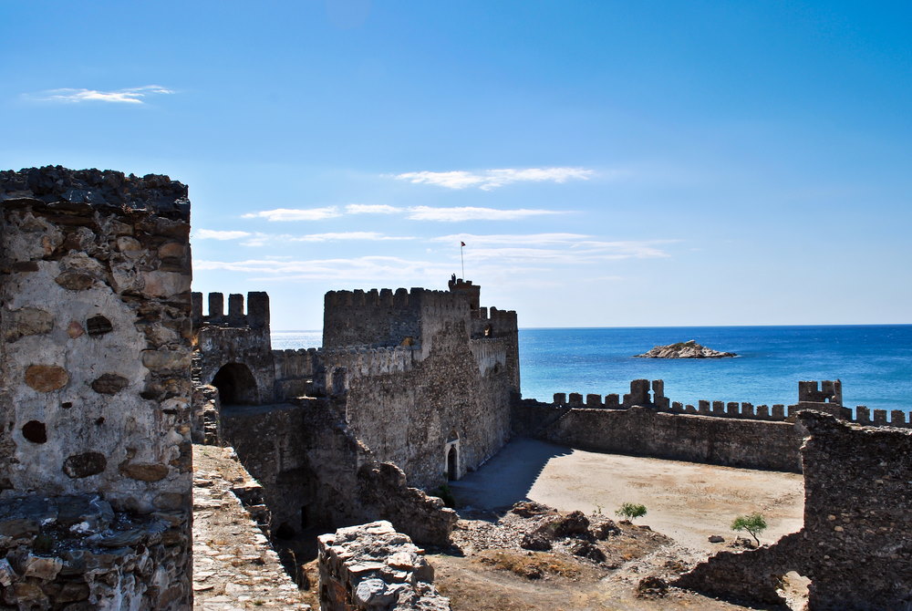 Mamure Castle - Anamur Castle in Mersin in Turkey