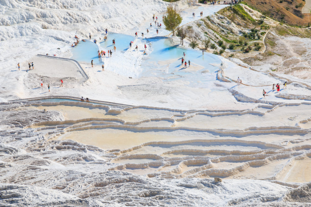 Pamukkale in Antalya in Turkey