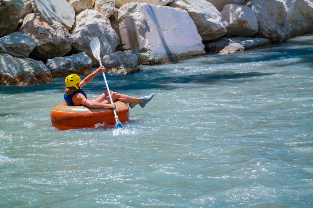 Rafting in Saklikent in Antalya Turkey