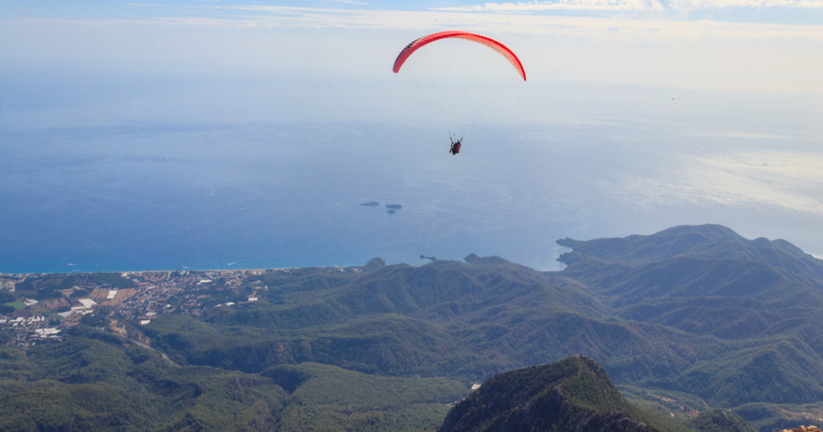 Tandem Paragliding in Antalya in Turkey