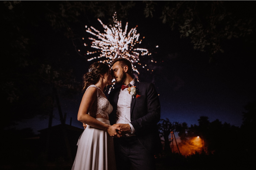 Wedding fireworks in Turkey