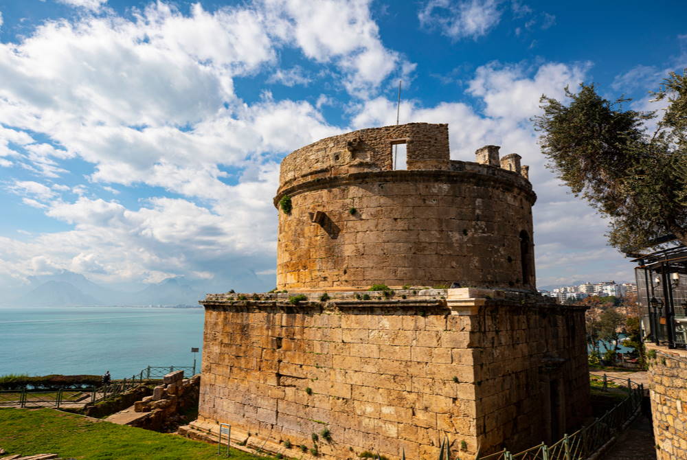 hıdırlık tower in Antalya in Turkey