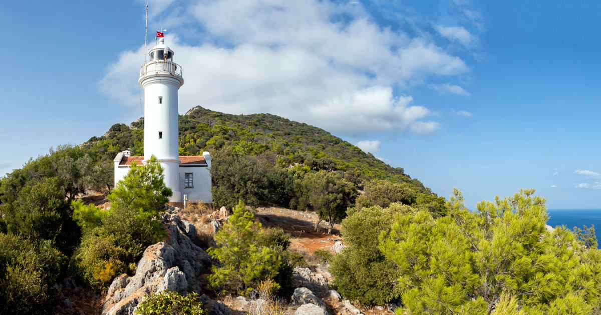 Cape Gelidonya in Antalya in Turkey