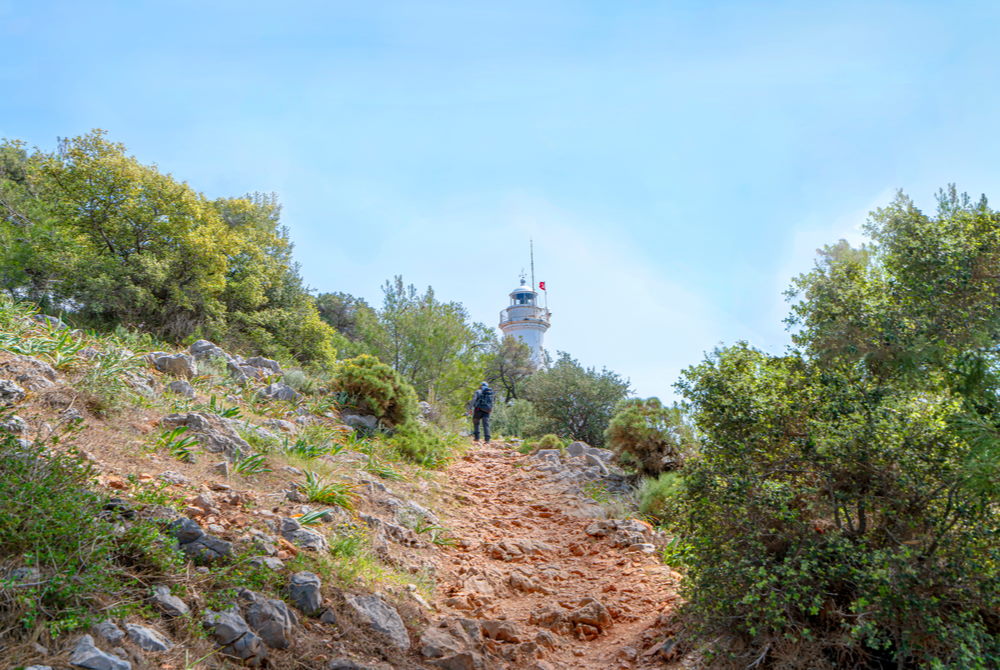 cape gelidonya in Antalya in Turkey-