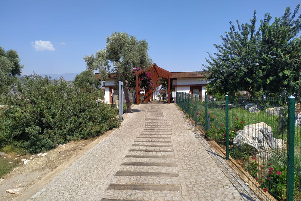 entrance Andriake-ancient site in Antalya in Turkey