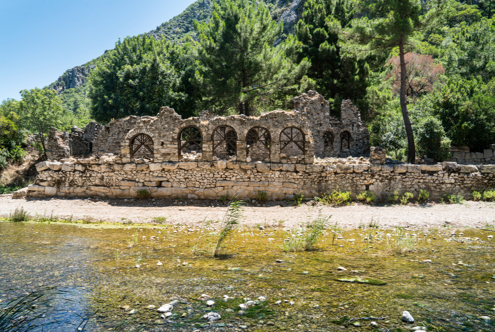 Olympos Ancient Site in Antalya in Turkey