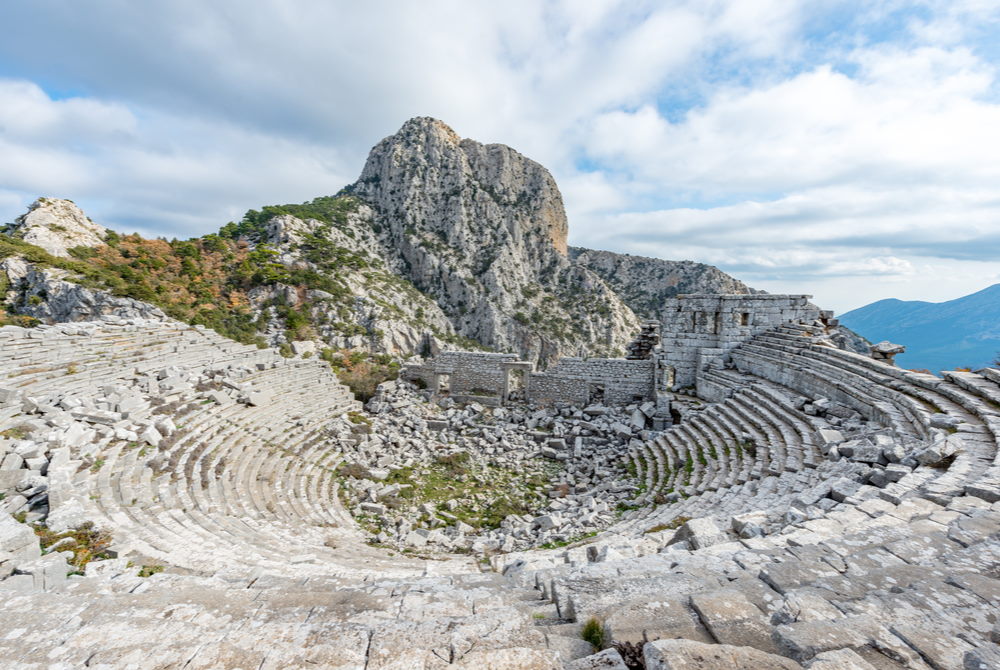 Theater of Termessos in Antalya in Turkey