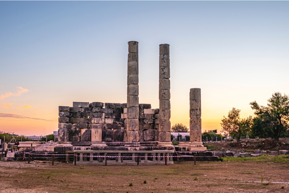 Letoon Ancient Site in Fethiye in Turkey