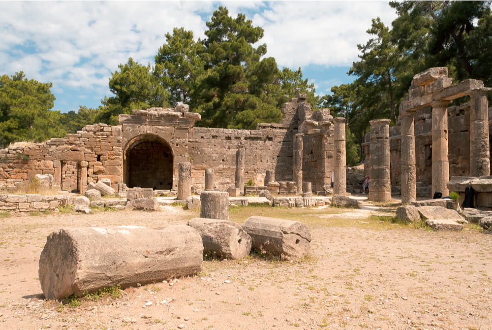 Lybre Ancient City in Antalya in Turkey