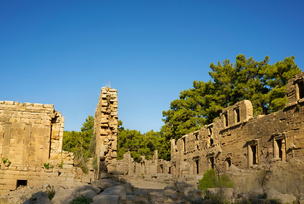 Lybre Ancient Site in Antalya in Turkey