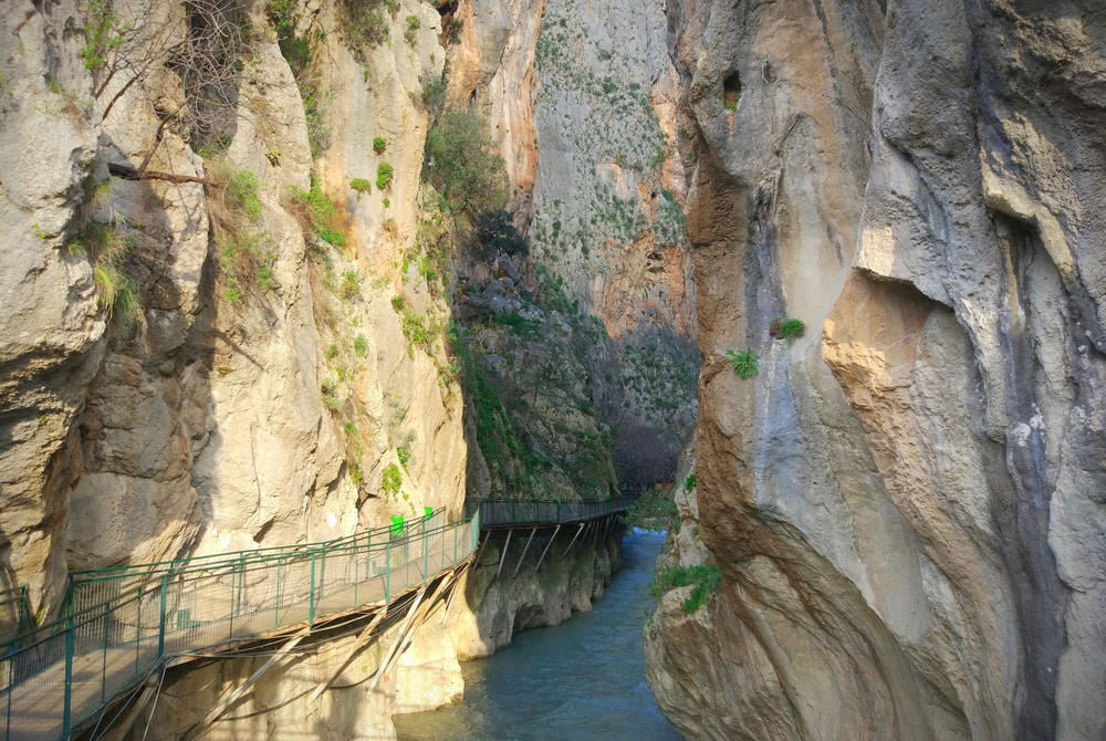 saklıkent canyon in Antalya in Turkey