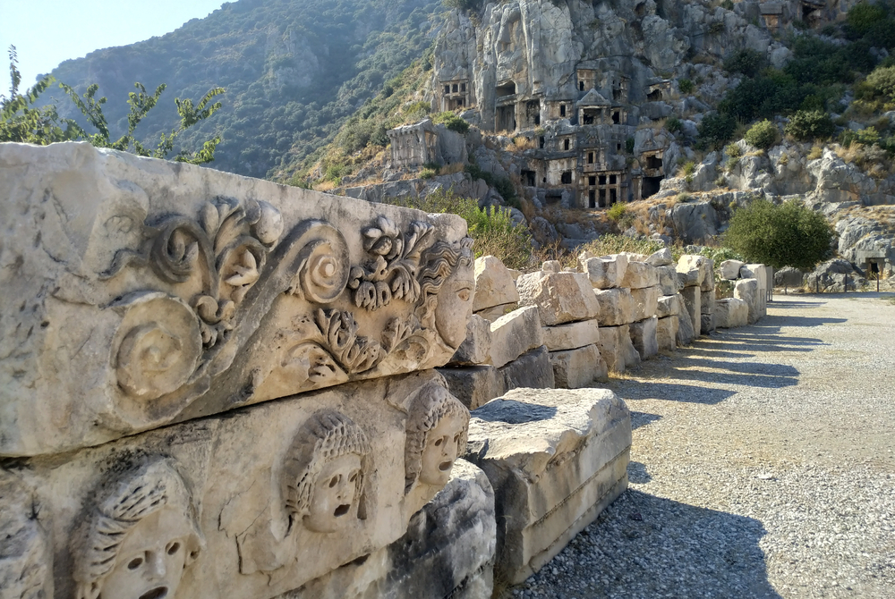 Myra Ancient City in Demre in Antalya in Turkey