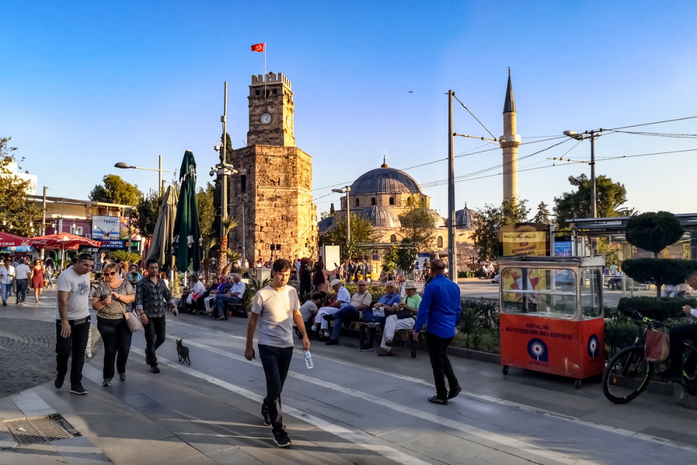 Clock Tower in Antalya in Turkey (Editorial)