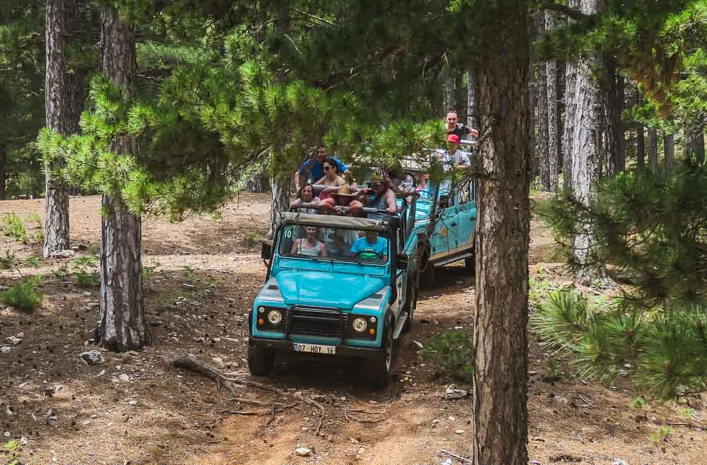 Jeep Safari in the Taurus Mountains in Antalya in Turkey