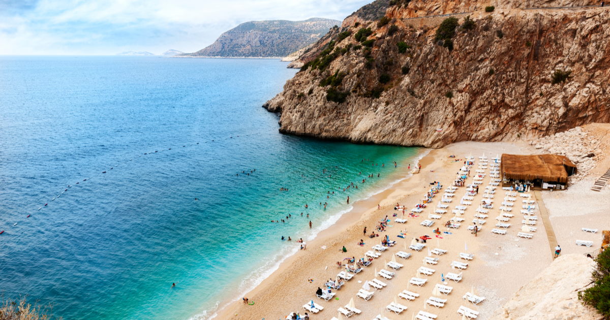 Kaputas Beach in Antalya in Turkey