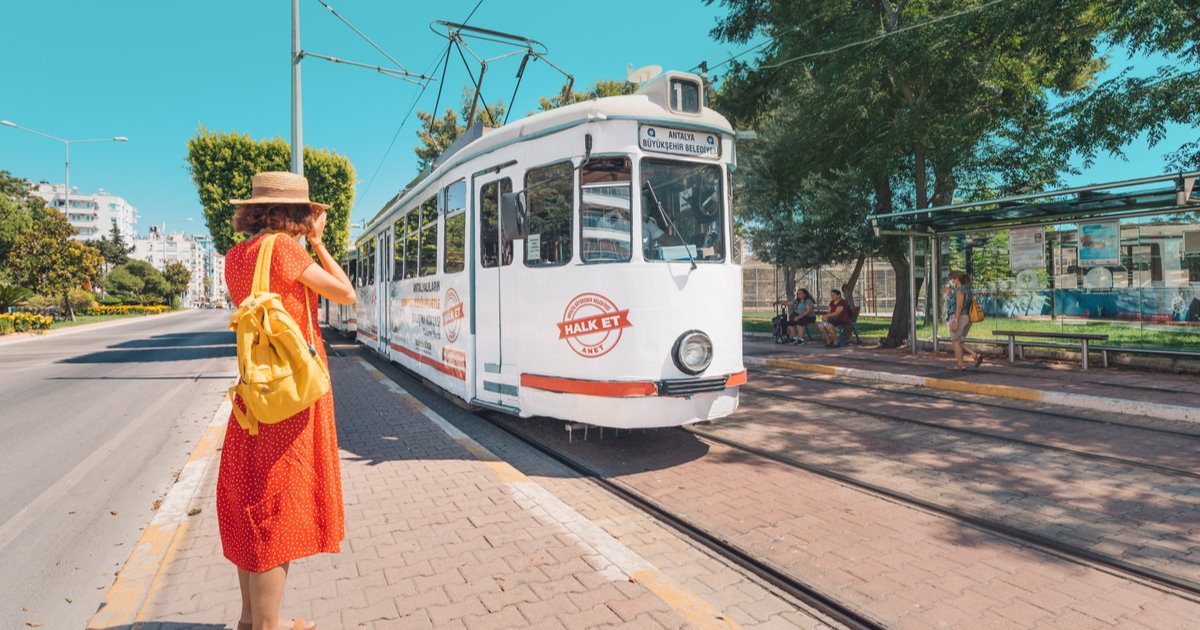 Public Transport in Antalya in Turkey