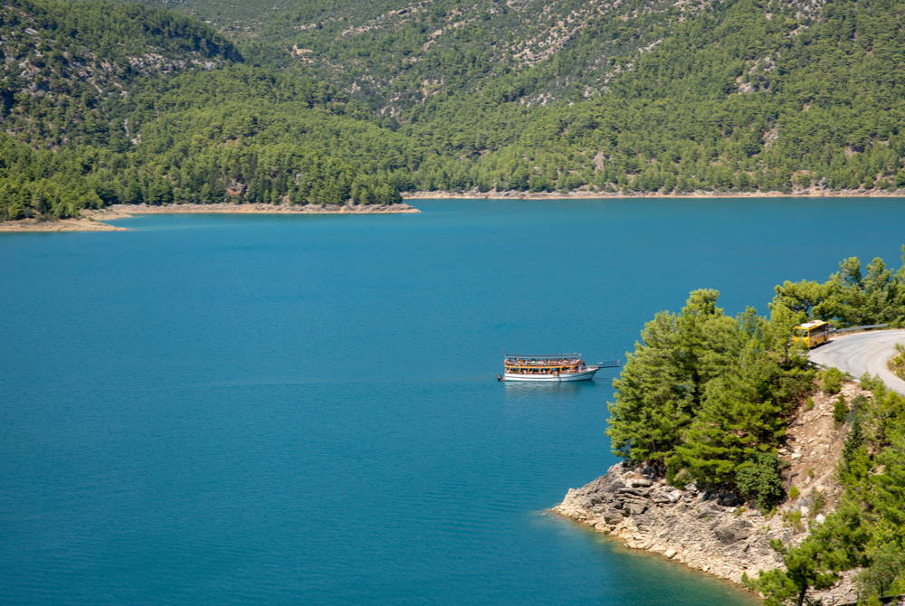 oymapınar river in Antalya in Turkey