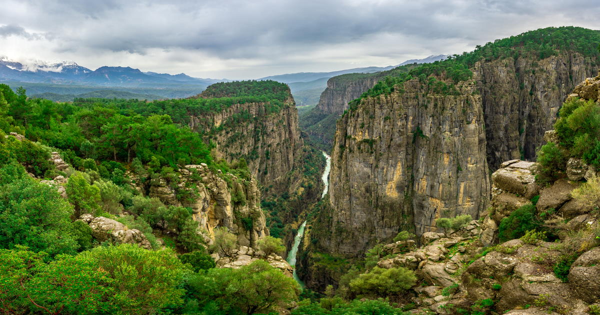 Amazing Tazi Canyon in Manavgat in Antalya, Turkey