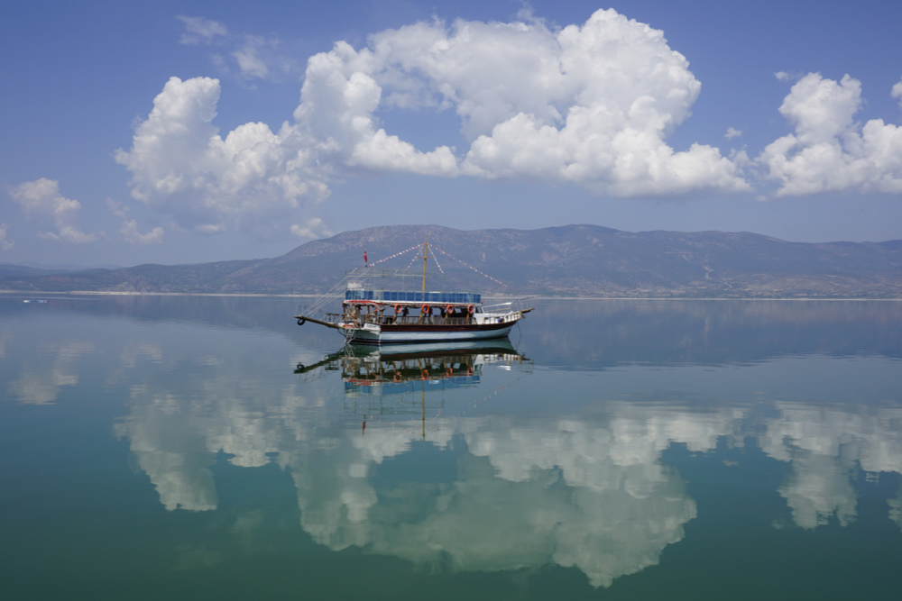 Burdur Lake in Antalya in Turkey