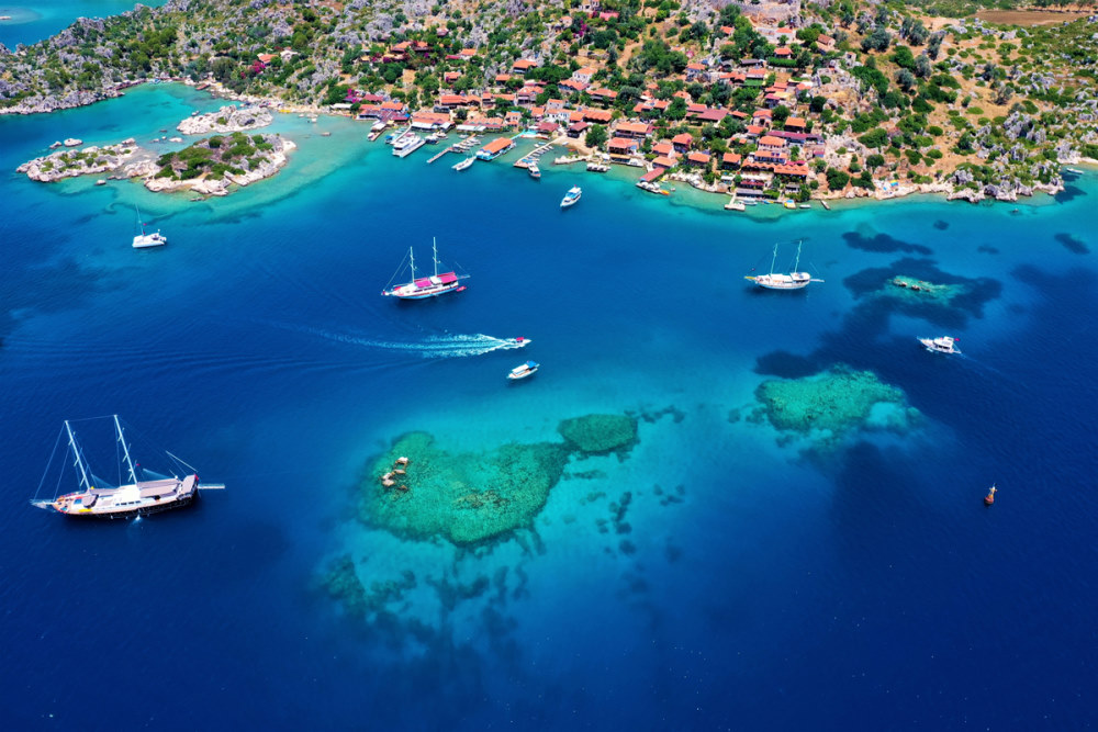 Cruise to Kekova Island in Antalya in Turkey