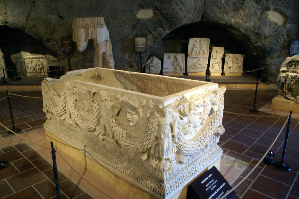 Hierapolis Archeology Museum in Pamukkale in Turkey