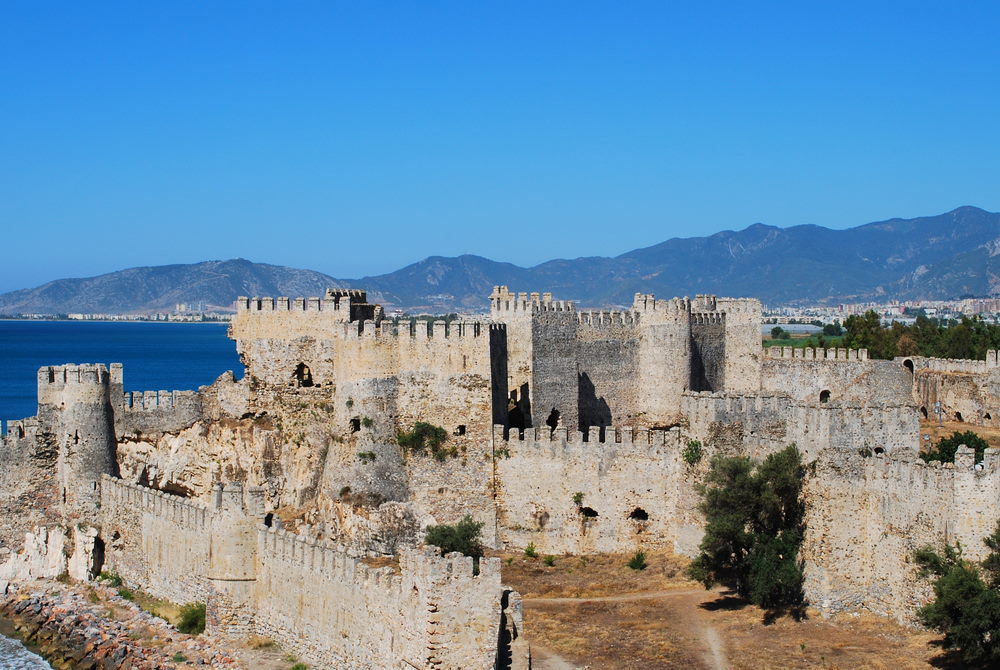 Mamure Castle - Anamur -Castle in Mersin in Turkey