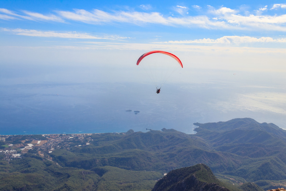 Paragliding from Olympos or in Alanya in Turkey
