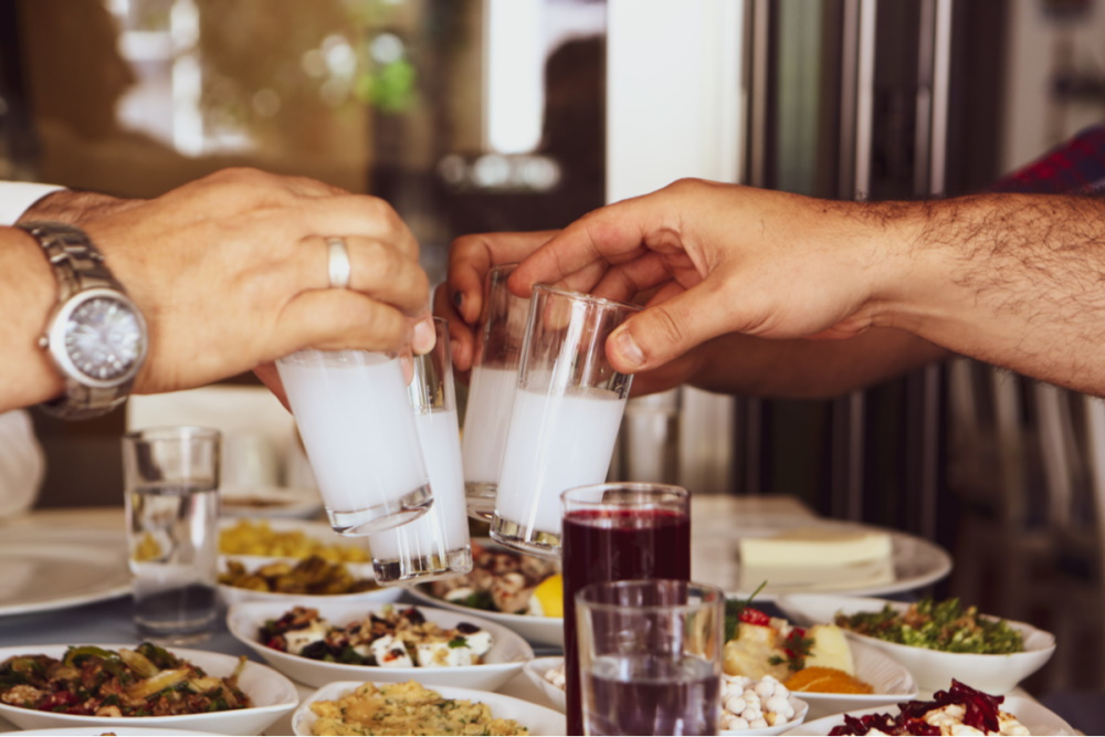 Raki is the Turkish National Alcoholic Drink