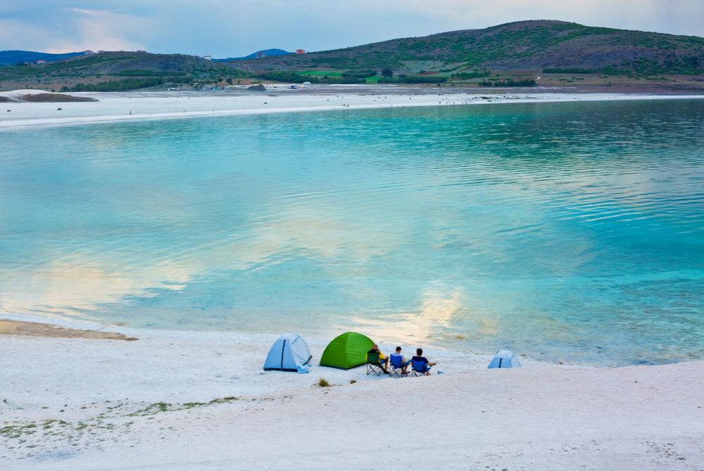 Salda Lake in Burdur in Turkey