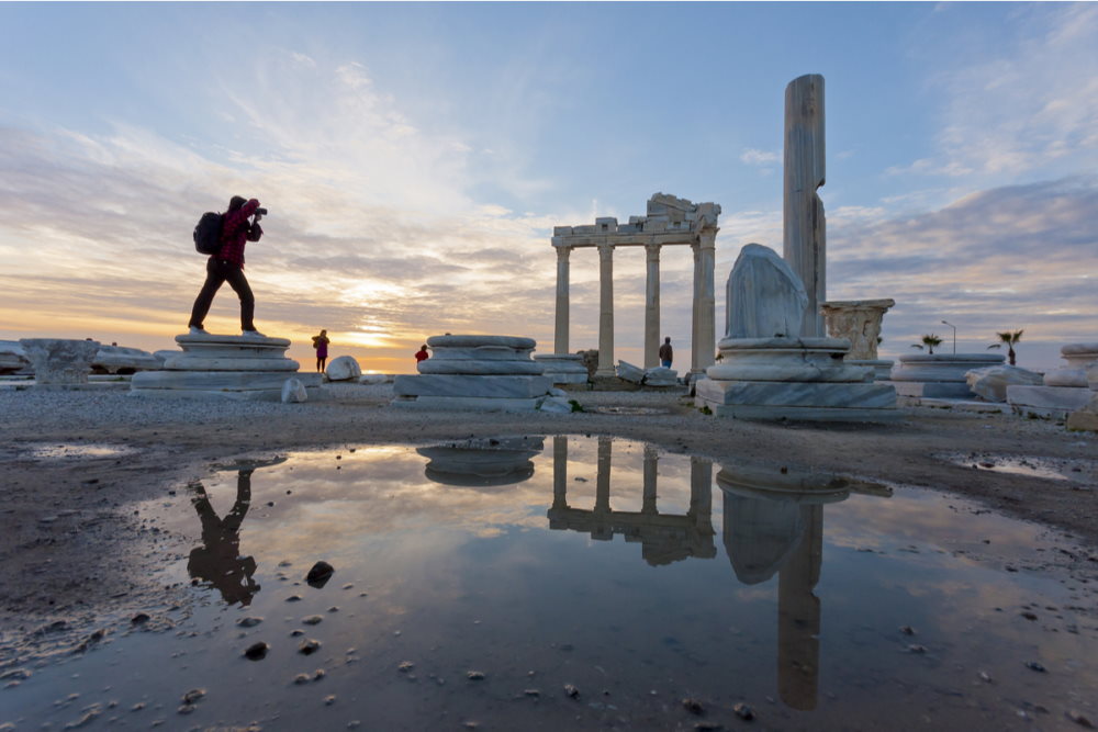 The Temple of Apollo, Side in Antalya Turkey