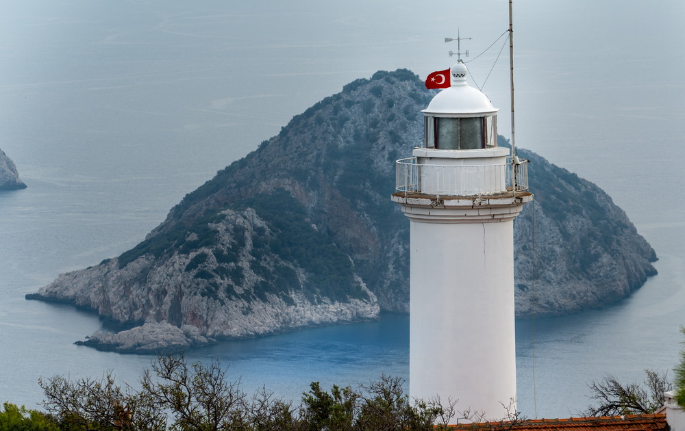 cape gelidonya lighthouse in Antalya in Turkey
