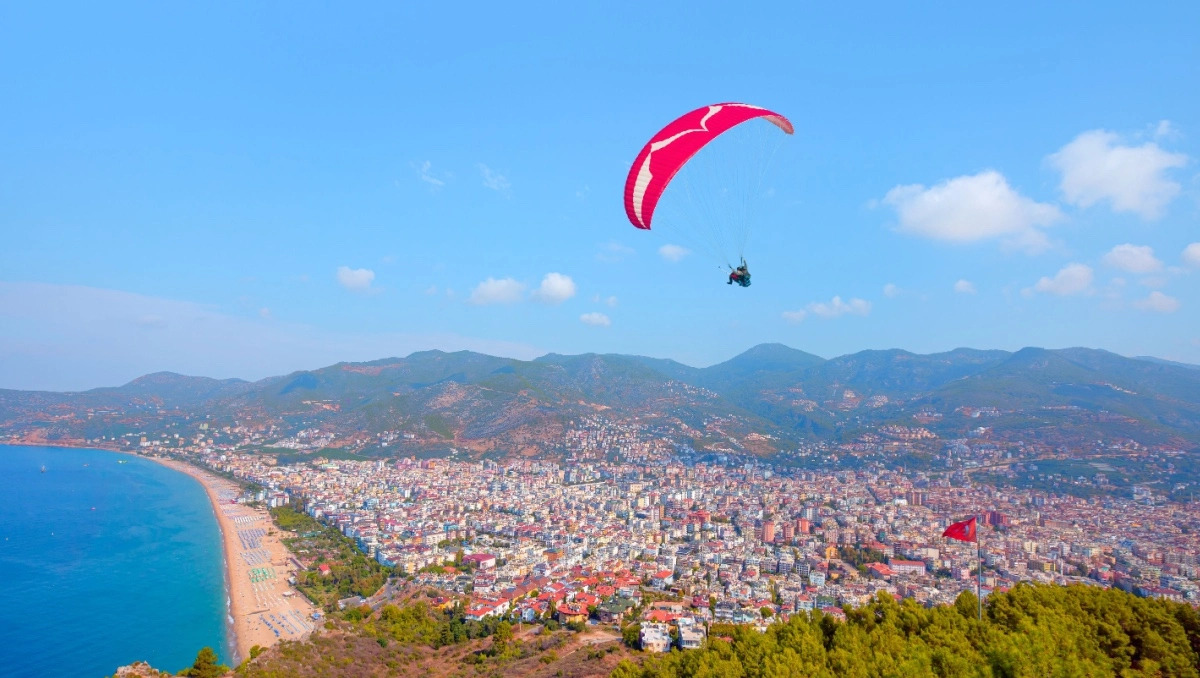 Paragliding in Alanya mit Kleopatras Strand