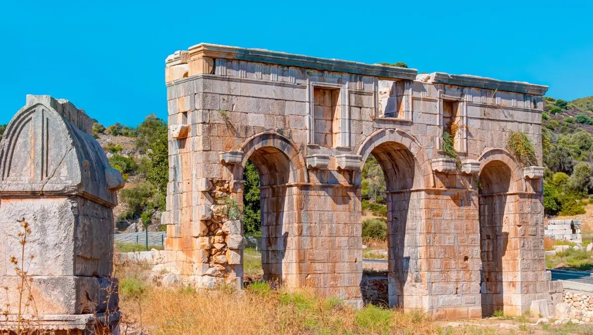 Eintrittskarte für die antike Stadt Patara