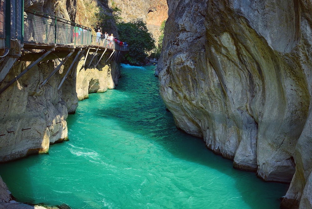 Саклыкентский каньон в Анталии в Турции