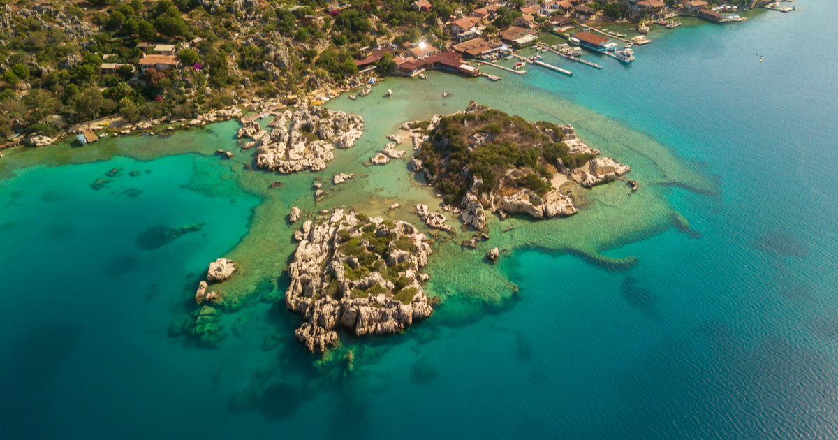 kekova ısland in Antalya in Turkey