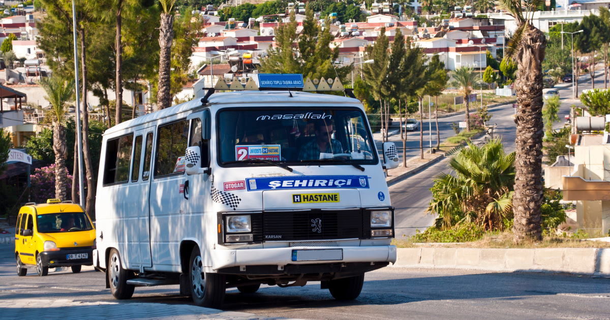 Ride a Dolmuş in Antalya in Turkey