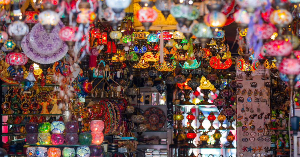 The Grand Bazaar of Side in Antalya