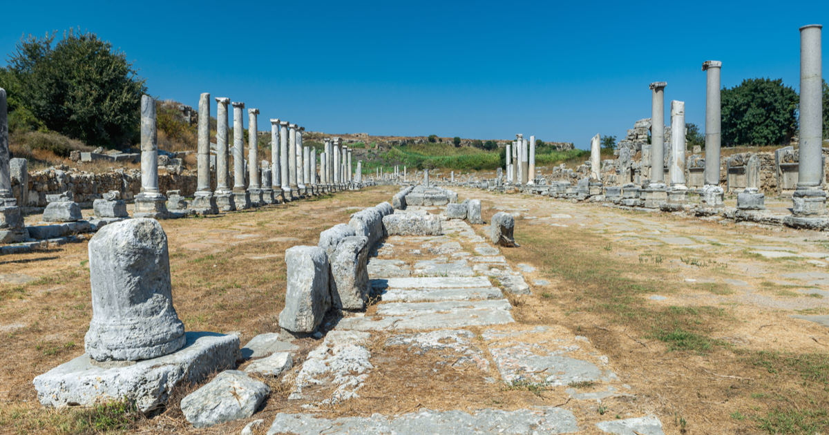 St Paul’s Way in Antalya in Turkey