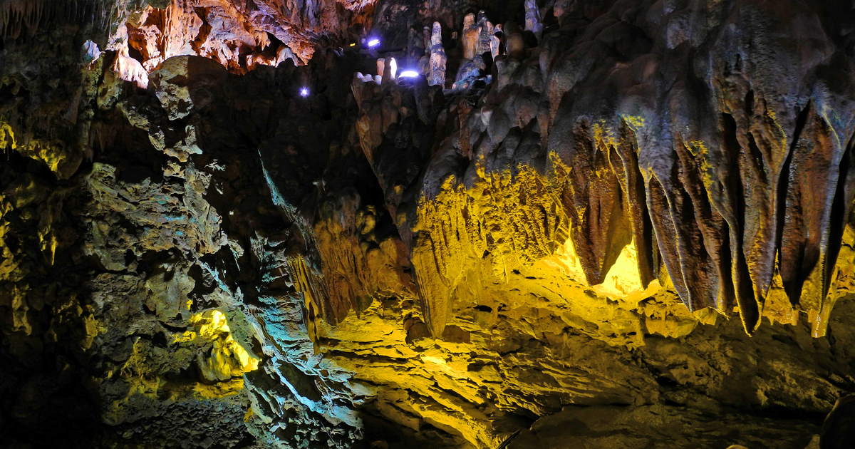damlataş cave in Alanya in Antalya in Turkey
