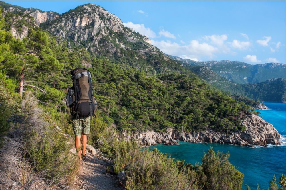 Lycian Way in Antalya in Turkey